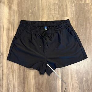 Old Navy Black Athletic Powersoft Shorts